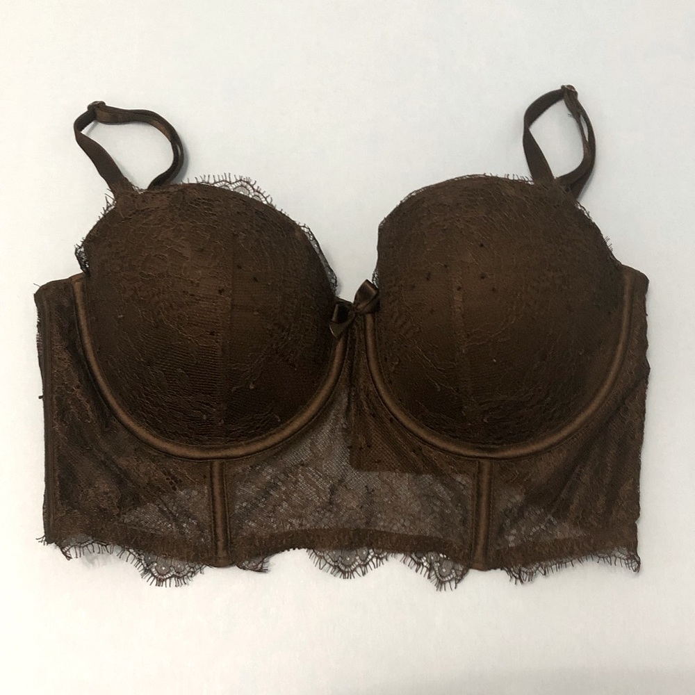 32D Victoria’s Secret Very Sexy Demi Black Lace Bra